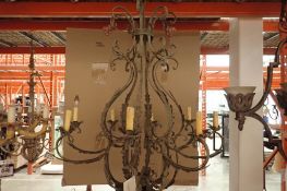 Display GRIFF Scroll Chandelier.