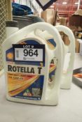 Lot of 2 UNOPENED Shell Rotella T SAE 15W-40 Heavy Duty Diesel Motor Oil.