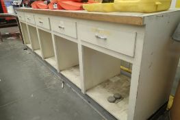 118"x24" 5-Drawer Work Bench.