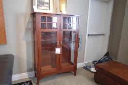 Stickley 40 1/2"Wx62"Hx16"D Collectors Cabinet- Shelf Missing.