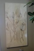 Uttermost 24"x47" Moonlight Tulips Canvas Picture.