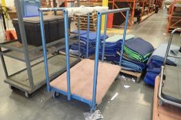 4-Wheel Material Cart w/ Removable Rails. **BEING USED FOR LOADOUT- CANNOT BE REMOVED UNTIL JUNE 16