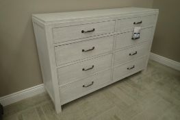 A.R.T. Furniture 64"x18 1/2" 8-Drawer Dresser.