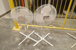 Lot of 2 Pedestal Fans.