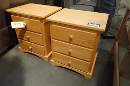 Lot of (2) 18"x22" Nightstands-USED.