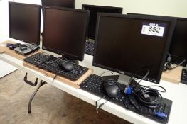 Lot of 2 Dell Flatscreen Monitors, LG Flatscreen Monitor and Keyboards.