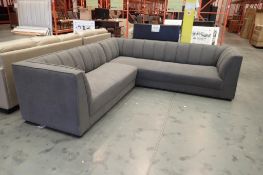 Marzilli Lemans 2-Piece 105" & 102" Sectional w/ RHF Sofa and LHF Loveseat.