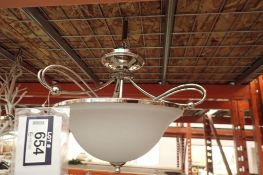 Display QUO Semi Flush Ceiling Light.