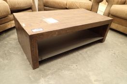 LH Imports New York 48"x25" Coffee Table-DAMAGED.