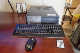 Dell Optiplex 3010 Desktop Computer, Speakers, Keyboard and Mouse.