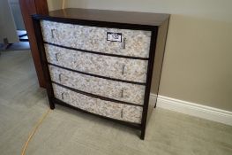 Hooker 3-Drawer 38"x19" Pearl Chest.