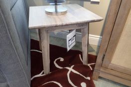 Lot of 2 LH Imports Gia 20" Square End Tables.