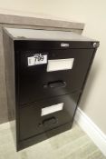 Lot of 2 Vertical 2-Drawer File Cabinets.