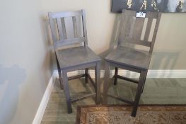 Lot of 2 Handstone Parker Counter Stools.