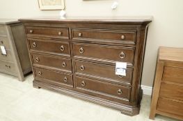 A.R.T. Furniture 68"x20 1/2" 8-Drawer Dresser.