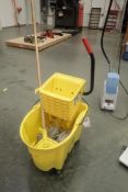 Rubbermaid Mop Bucket and Mop.