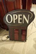 Electric Open Sign.