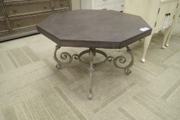 38 1/2" Octagonal Coffee Table.