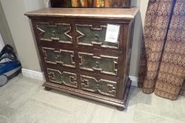 Sherrill 42"x19" 3-Drawer Chest.