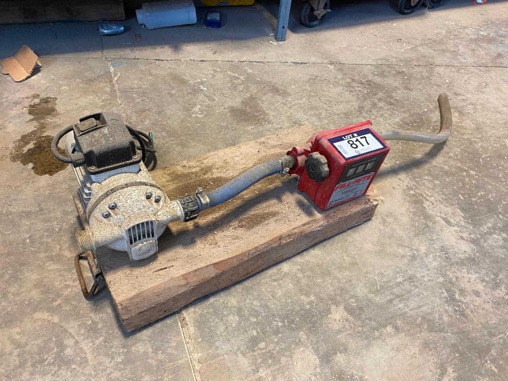 Electric Pump w/ Fill-Rite Series 800C Meter