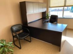 L-Shaped Desk w/ Task Chair, Side Chair, Overhead Hutch, etc.