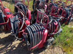 Lot of (4) Asst. Ansul Fire Suppression Carts