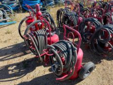 Lot of (3) Asst. Ansul Fire Suppression Carts