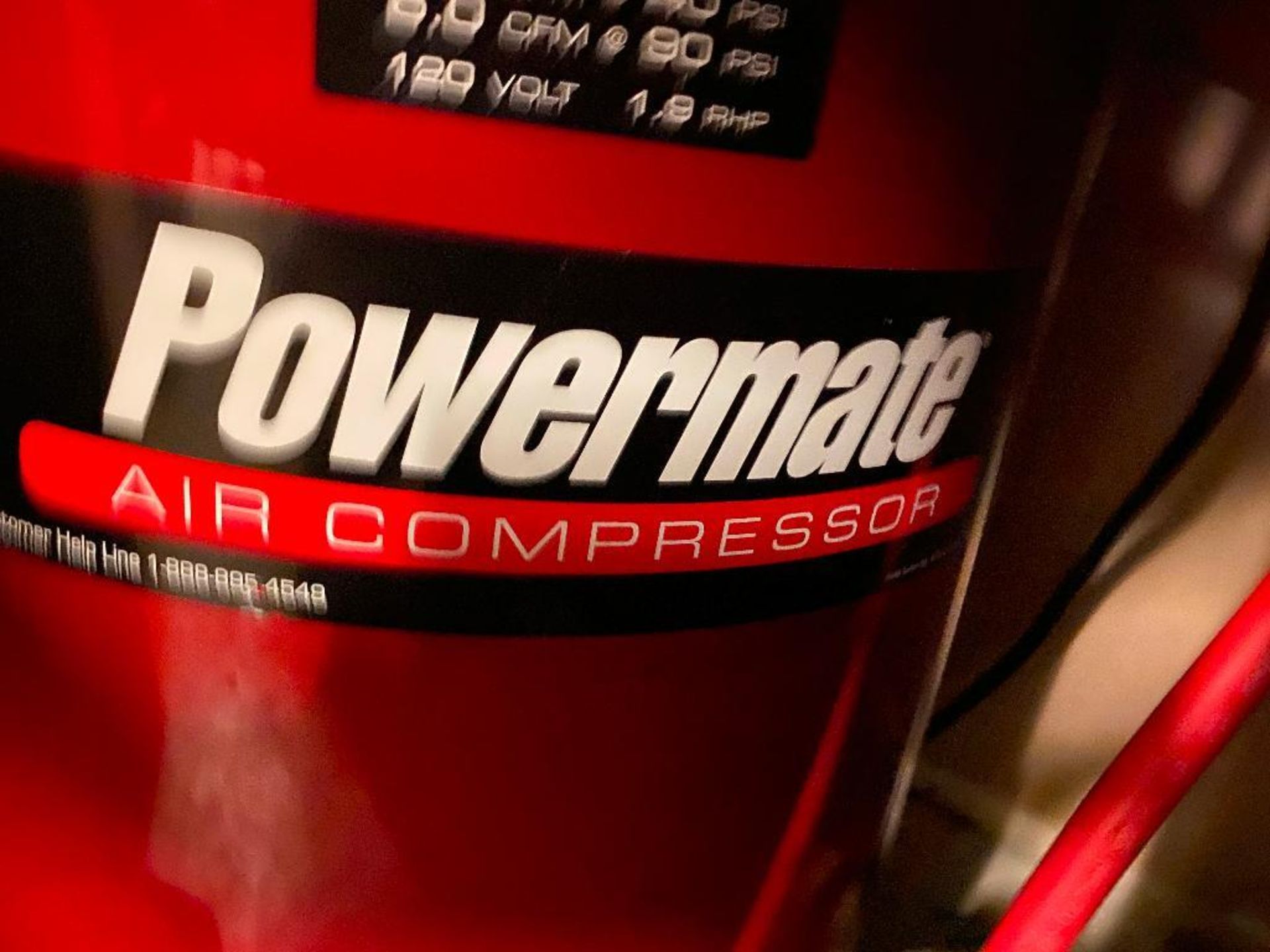 Powermate 27Gal. Mobile Air Compressor (Cannot be removed until Oct. 20th at Noon) - Image 3 of 5