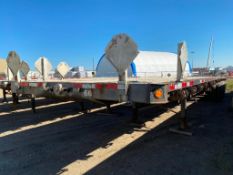 2001 Manac 53ft Tri-Axle Highboy Platform Trailer, VIN # 2M513161711076949