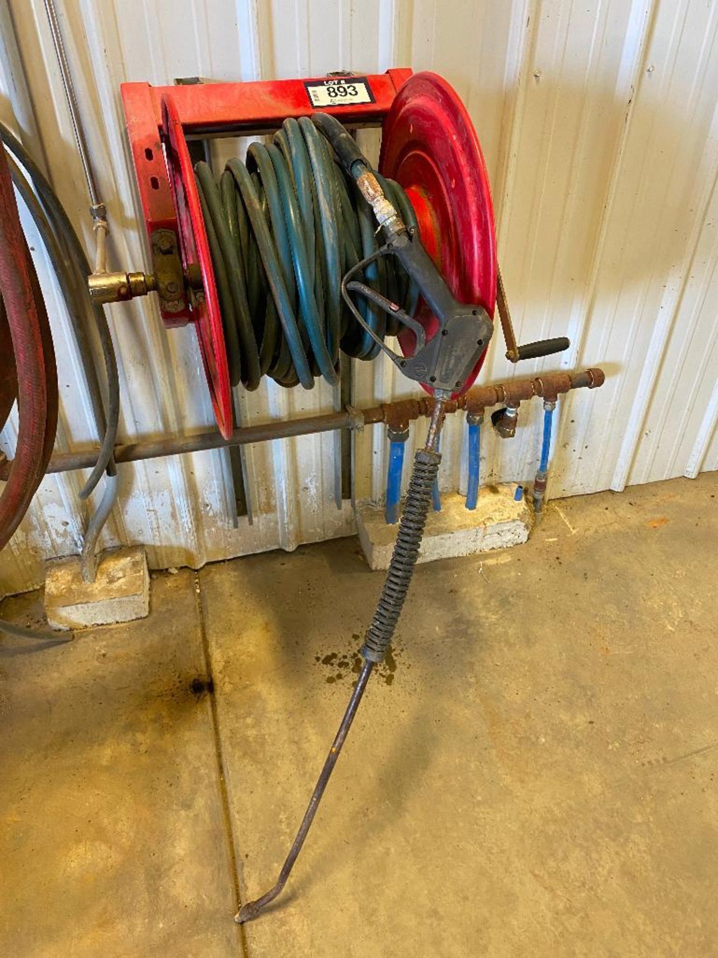 Hose Reel w/ Asst. Hose and Pressure Wash Wand