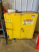 Flammable Storage Cabinet w/ Asst. Contents