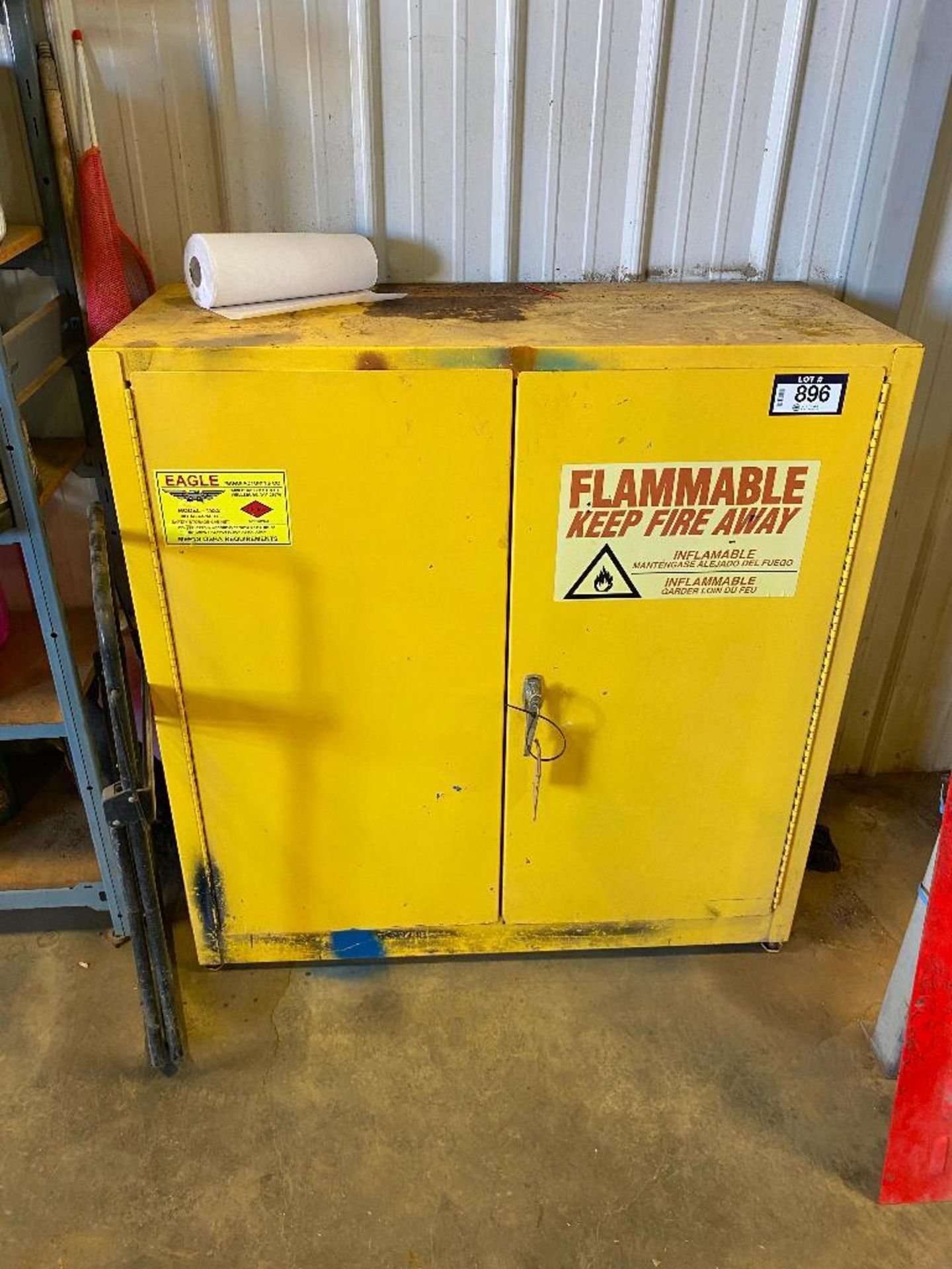 Flammable Storage Cabinet w/ Asst. Contents