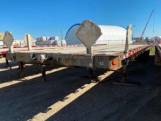 2001 Manac 53ft Tri-Axle Highboy Platform Trailer, VIN # 2M513161611076943