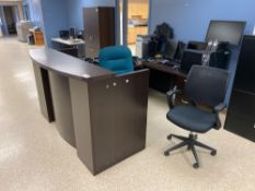 Reception Desk w/ (2) Task Chairs