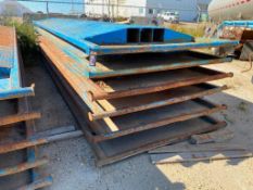 Lot of (6) 24ft Steel Pipe/Line Crossing Mats