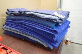 Lot of 9 Asst. Moving Blankets.