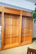Lot of 2 Retail 8'x44" Hanging Display Cases.