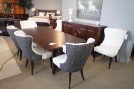 Hickory White Asher 96"x47 1/2" Dining Table.