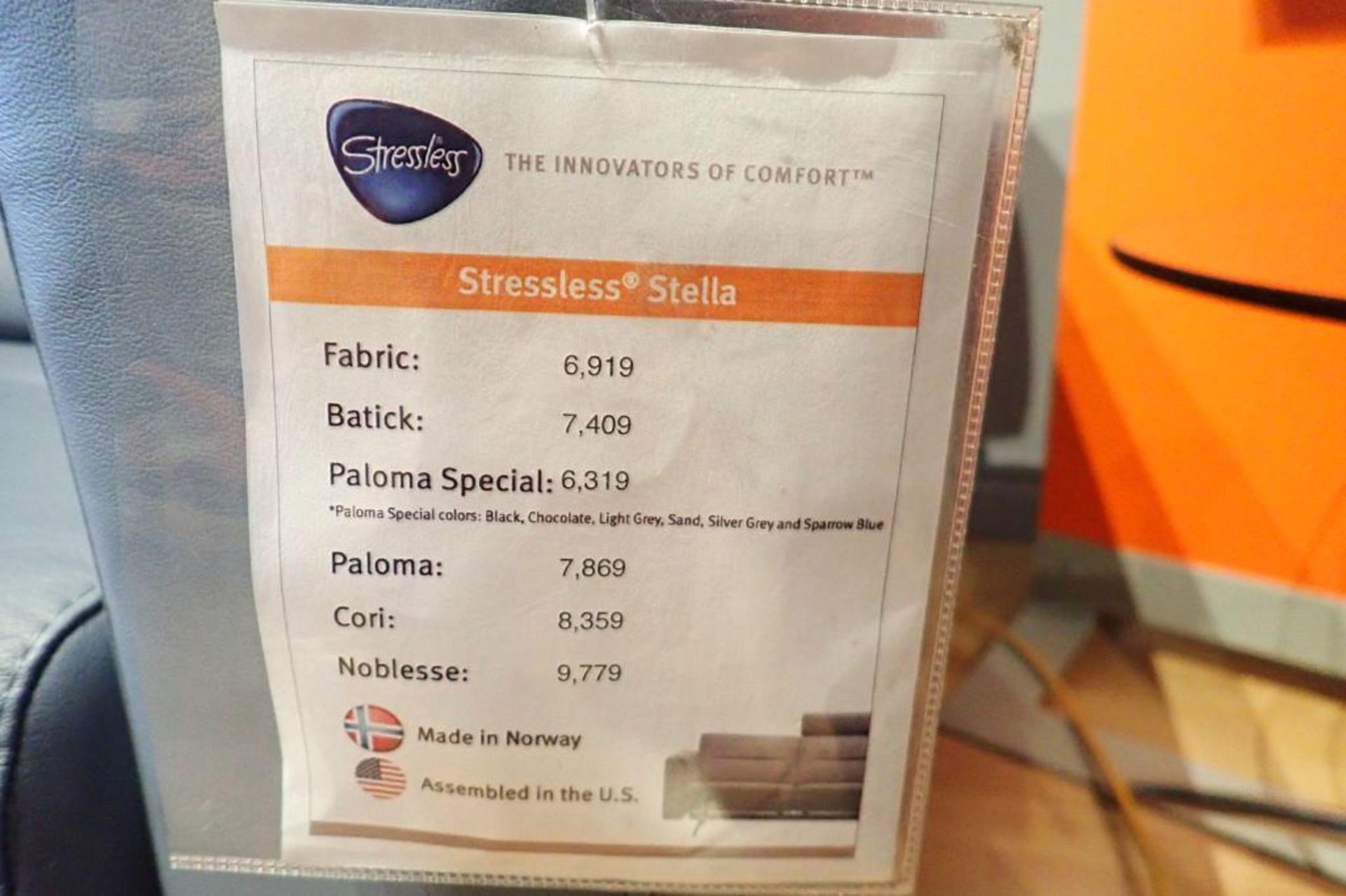 Ekornes Stressless Stella Paloma Leather 2-Seater 7' Self Reclining Rocker Sofa. - Image 4 of 4