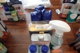 Lot of Dusting Clothes, Wood and Leather Cleaner, etc.