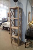 LH Imports Tofino Quadruple Cube Shelving Unit.