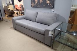 American Leather Queen 80" Fabric Sofa Bed.