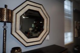 LEX Caneel Bay 43"x43" Framed Bevelled Glass Mirror.