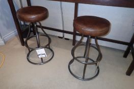 Lot of 2 LH Imports Bowie Bar Stools.