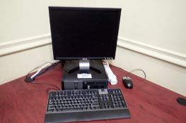 Lot of Dell Optiplex 3020 Desktop Computer, Flatscreen Monitor, Keyboard and Mouse- USED.