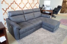 Marzilli 3-Piece Sofa w/ RHF Chaise and LHF Power Recliner- Approx. 7 1/2'.