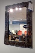 Renwil 36"x24" Amber Framed Mirror.