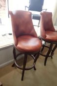 Hancock & Moore Watson Swivel Bar Stool.