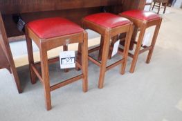 Lot of 3 Stickley Counter Stools.