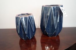 Lot of 2 Mercana Kinalea Vases Accessories.